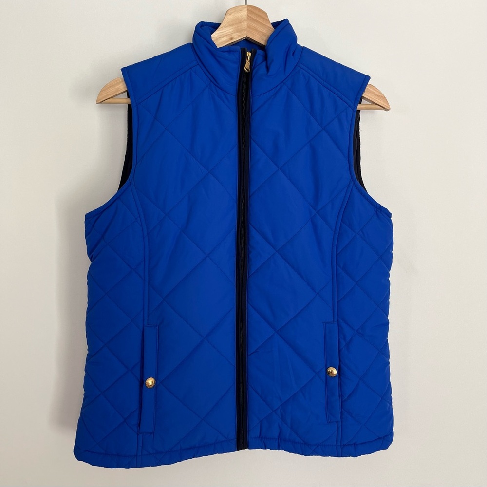 Lauren Ralph Lauren Royal Blue Quilted Vest Size M